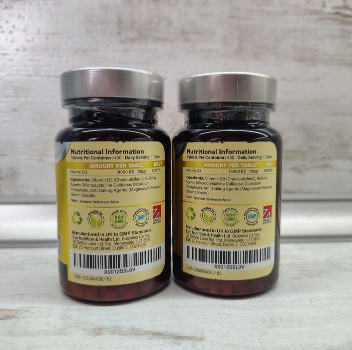 Вітамін D3 EVO Nutrion вітаміни Англія д3