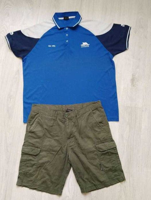 TRESPASS Koszulka polo + spodenki   rozm. XXL /M