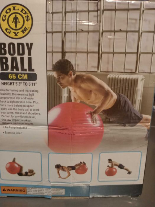 piłka do ćwiczeń 65cm GOLDS GYM