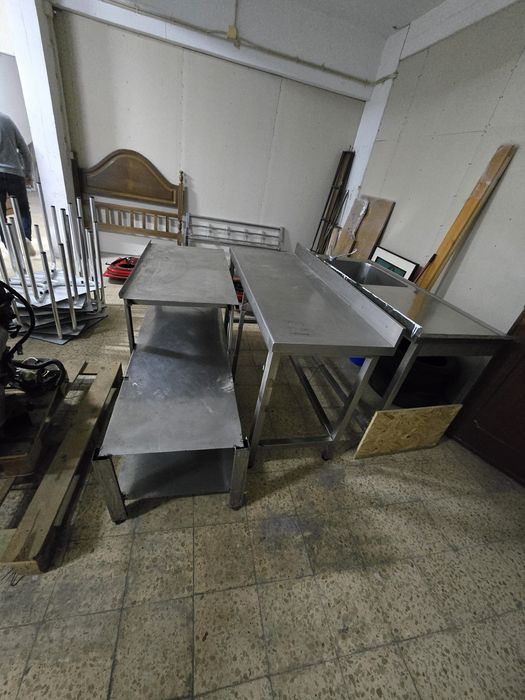 Bancadas alumínio para restauração