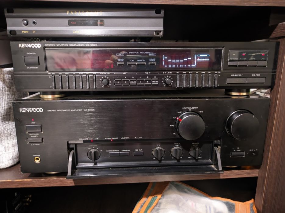 Kenwood KA-5090R  підсилювач, Еквалайзер Kenwood GE 5020