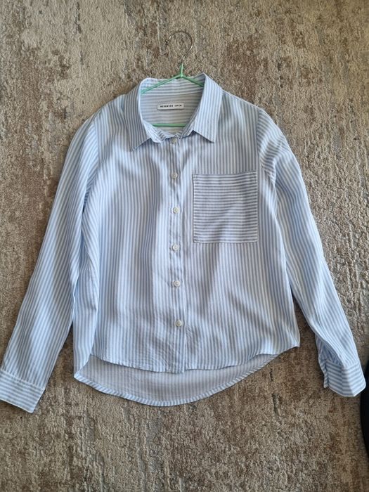 Reserved, koszula dla dziewczynki, w paski, elegancka koszula, 134 cm