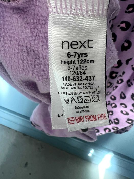 sukienka Next 122 panterka