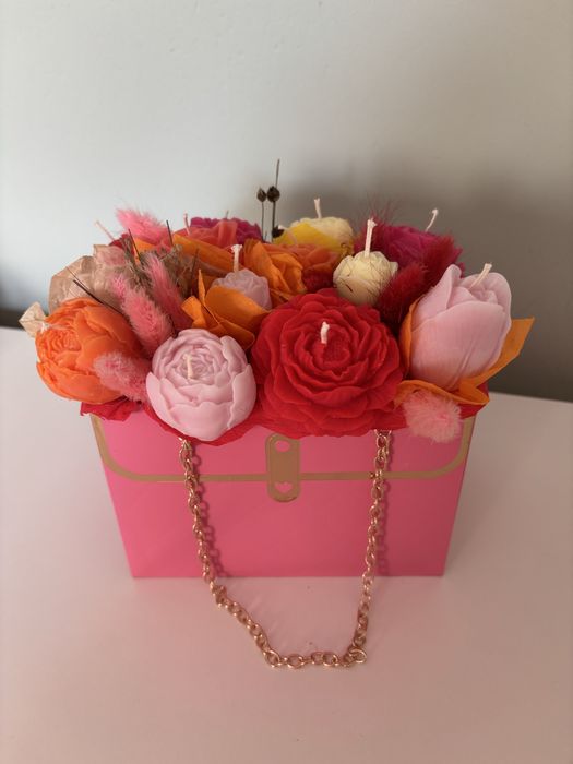 Flowerbox  ze świec sojowych