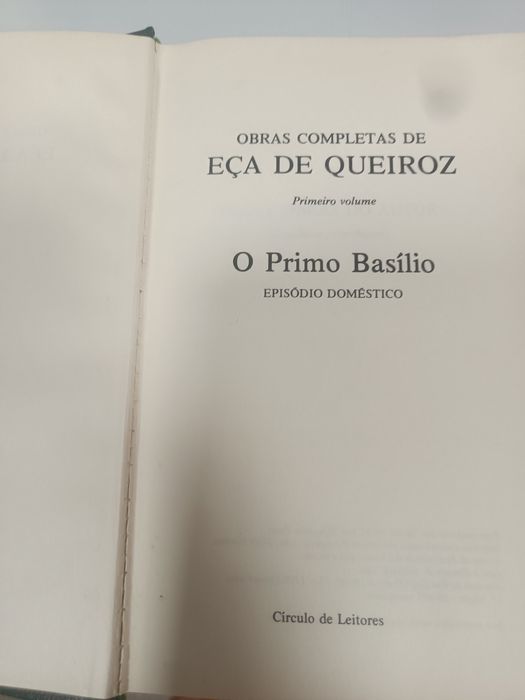 Vendo Livro de Eça de Queirós - O Primo Basilio