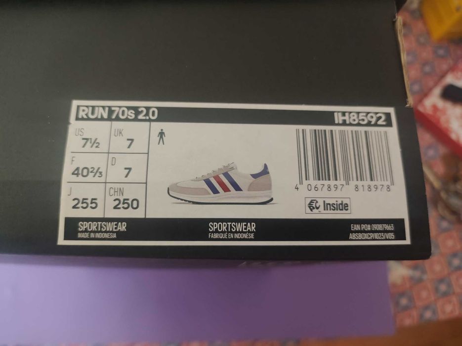 Adidas Run 70s 2.0 tamanho 40 2/3