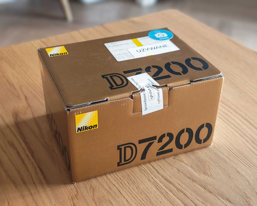 Lustrzanka Nikon D7200 zestaw okazja przebieg 11k gwarancja