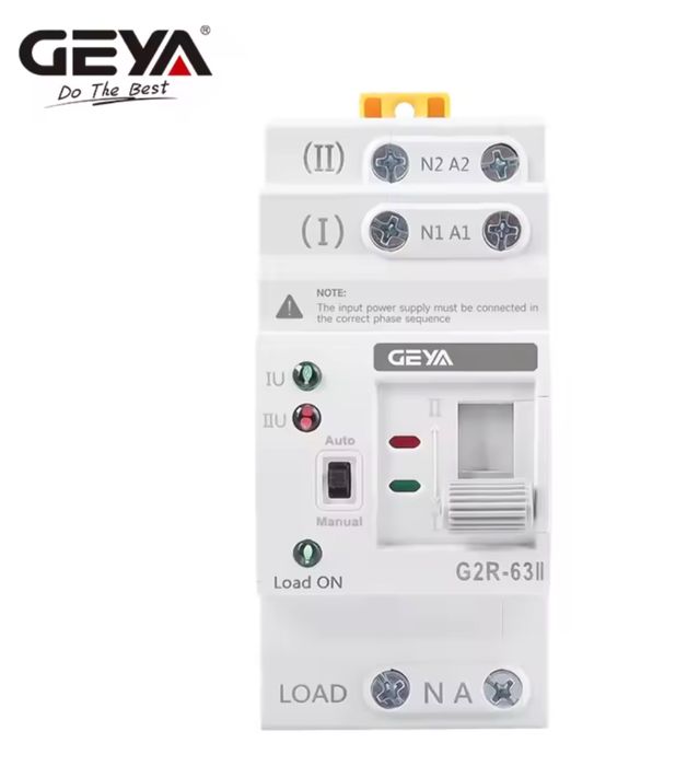 АВР GEYA G2R 40A, 63A автомат ввода резерва