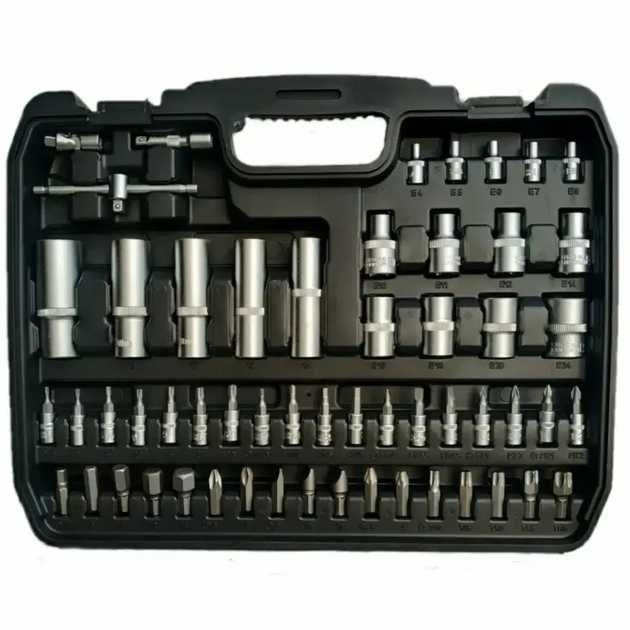 Набір інструментів BLACK 108 ел хром-ванадій набор головок ключей PL