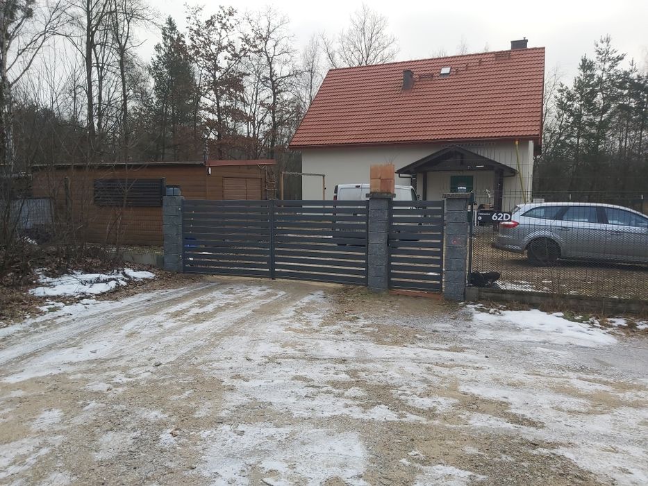 Brama  dwu skrzydlowa + furtka  całość 5m.szer.
