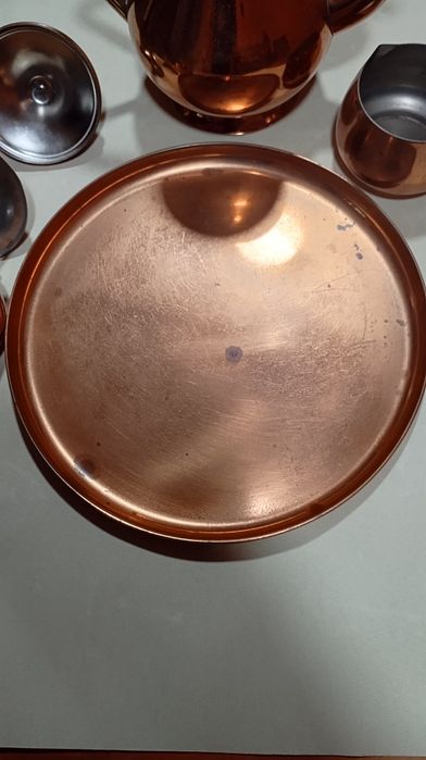 Conjunto. de chá em cobre