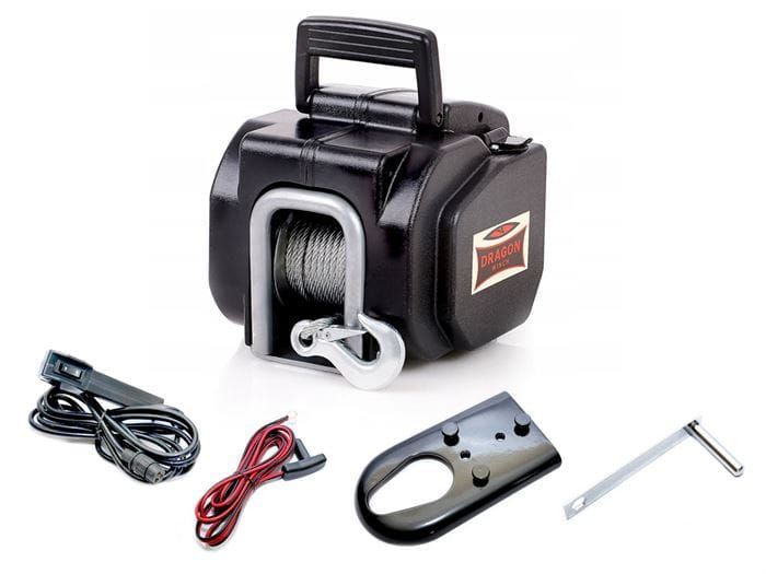 WYCIĄGARKA WCIĄGARKA ELEKTRYCZNA przenośna na hak 12V Dragon Winch