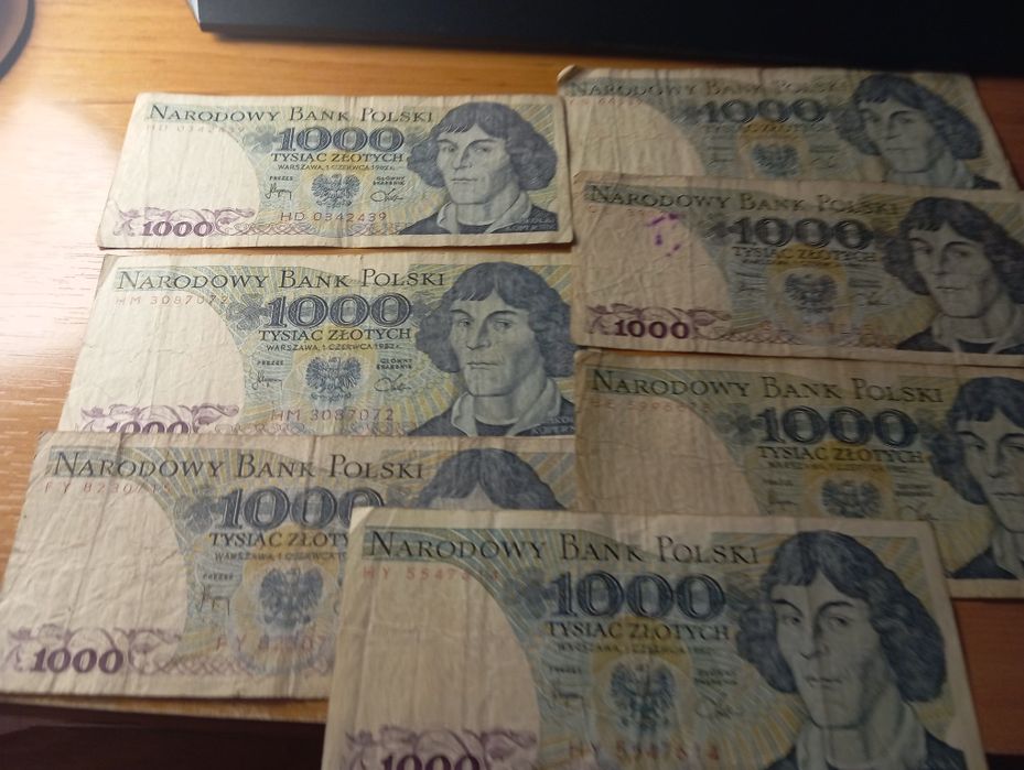 Porządki domowe banknoty PRL