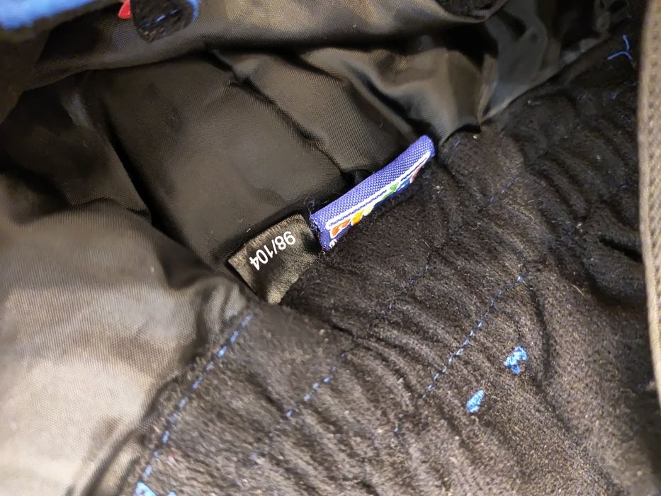 Spodnie zimowe 98/104 lupilu narciarskie