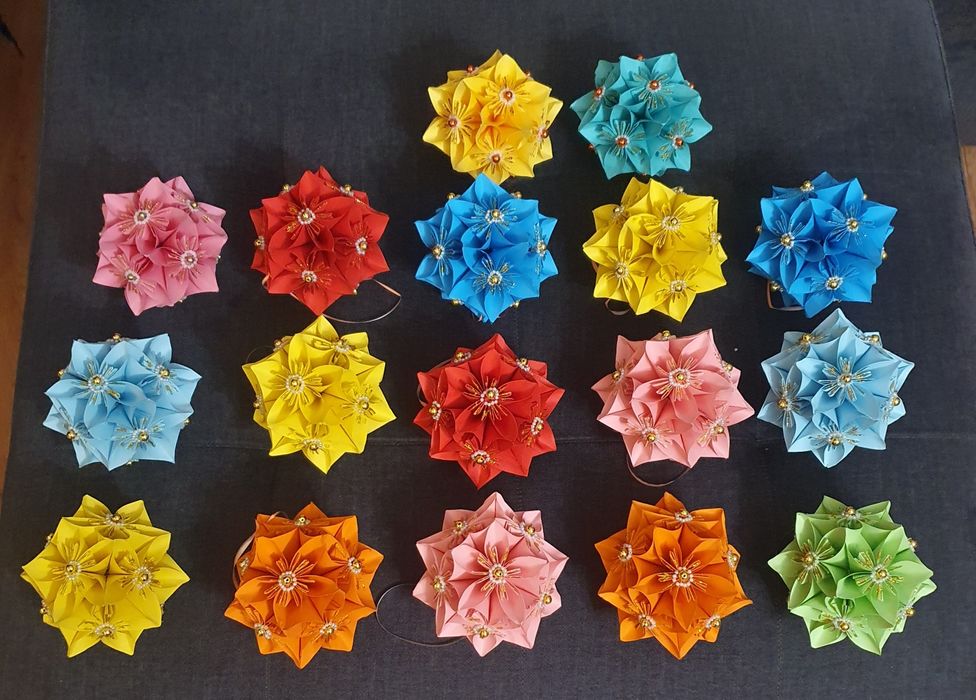 Piękne! Kule, bombki choinkowe, origami, rękodzieło