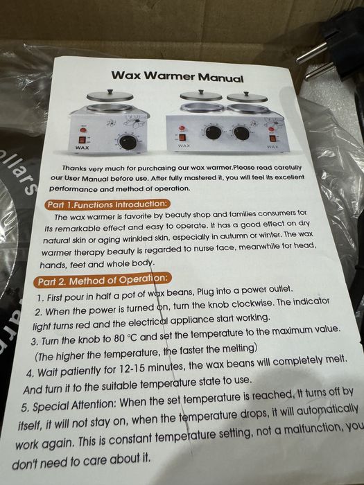 Panela dupla para cera ou parafina - nova