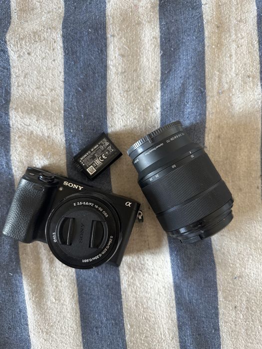 Sony A6300  + 2 lentes