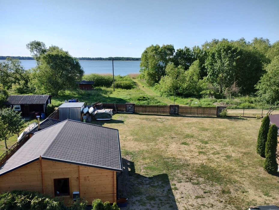 Przepiękny domek całoroczny na Mazurach jezioro Kocioł Śniardwy Roś