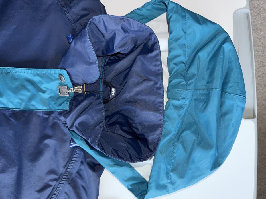 Kurtka Helly Hansen vintage retro niebieska Helly Tech M