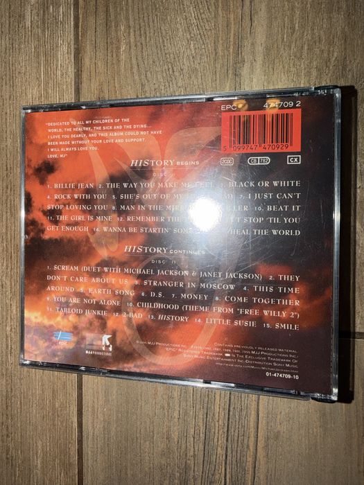 Michael Jackson History 2 płyty CD oryginalne stan bdb