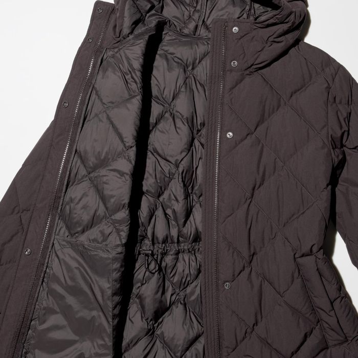 Пальто PUFFERTECH Uniqlo чорний S, М, оливка M, XL
