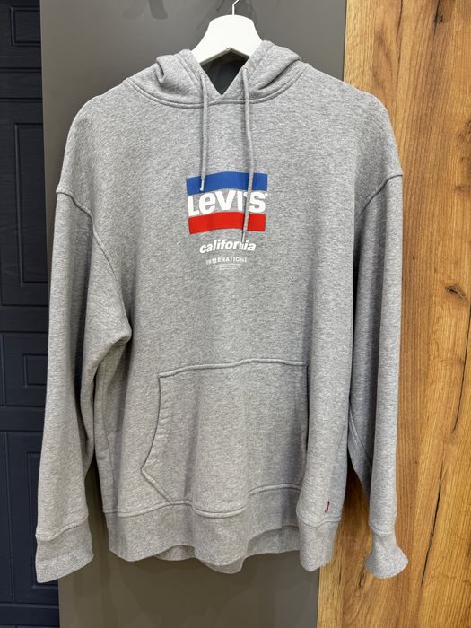 Мужская кофта толстовка Levi’s с капюшоном оригинал