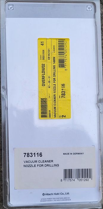 Hitachi odsysacz pyłu do odkurzacza. Hikoki