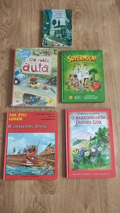 Mix książek jak na zdjęciu. Cena za całość.