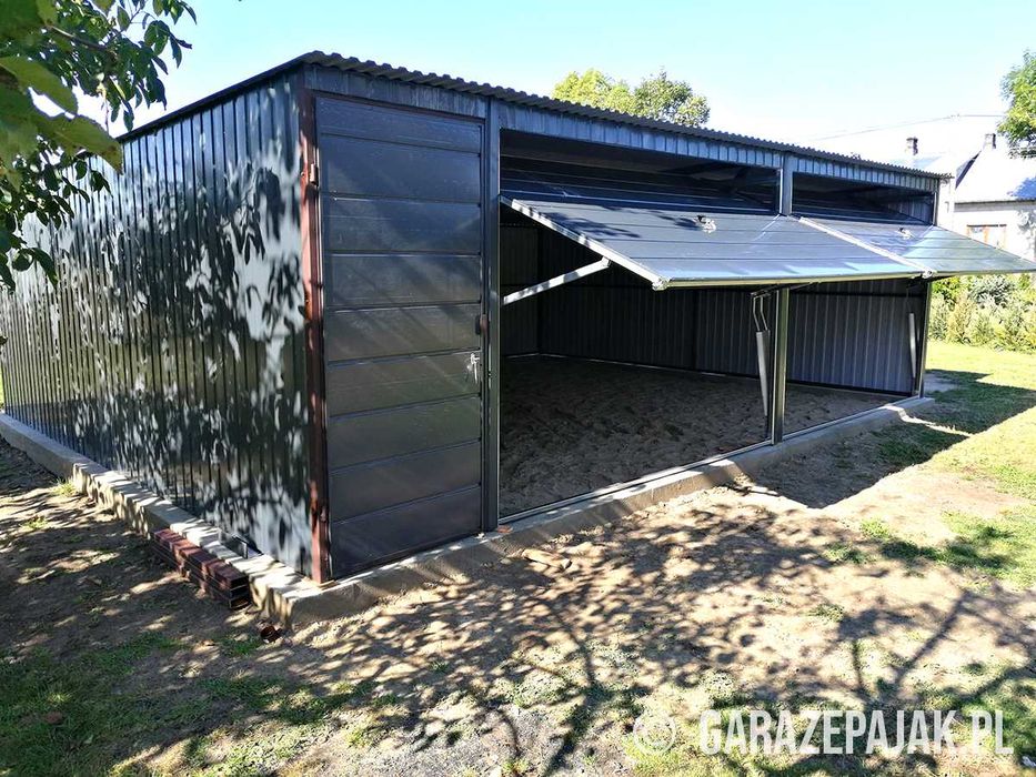 Garaż blaszany 7x5.5m ,garaże blaszane , blaszaki,wiaty,hale