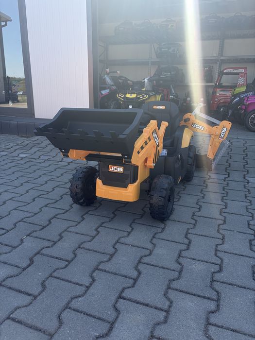 Koparka Ładowarka Traktor Na Akumulator Spychacz Ładowacz Łyżka Wywrotka