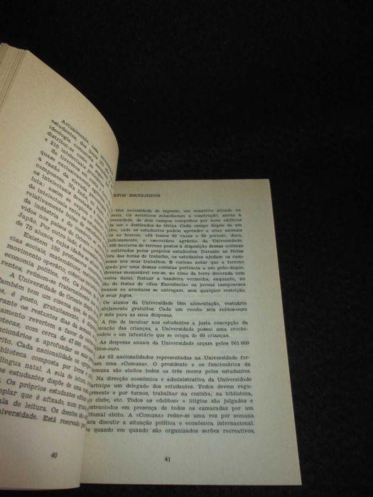 Livro Textos Escolhidos Ho Chi Minh 1ª edição 1975