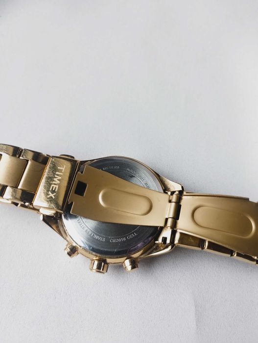 Złoty zegarek TIMEX damski