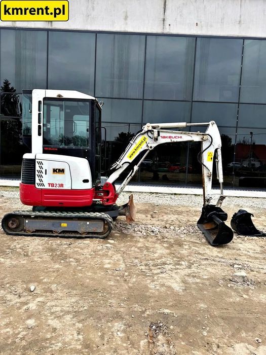 Takeuchi TB23R MINI KOPARKA | JCB 8025 8030 KUBOTA U27 CAT 302.5 303