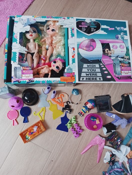 Lol monster high szafa trumienka lotnisko