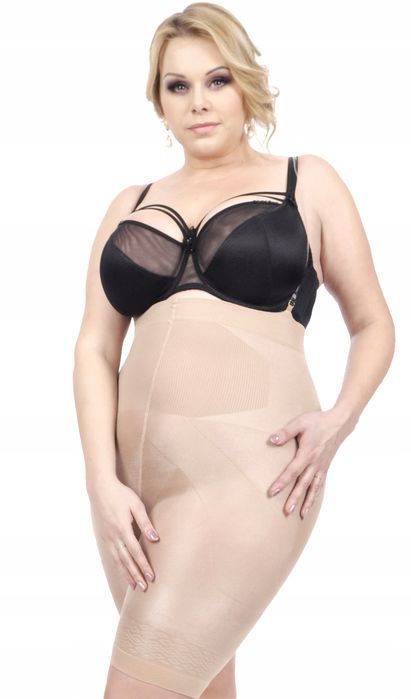 Orirose WYSOKIE Majtki WYSZCZUPLAJĄCE brzuch MODELUJĄCE uda size plus