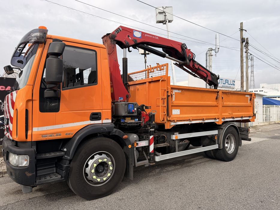 IVECO EUROCARGO 19Ton 250cv GRUA BASCULANTE SÓ 100.000KM  OPORTUNIDADE