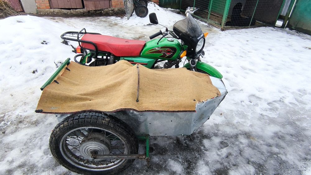 Мопед Альфа 110 з коляскою