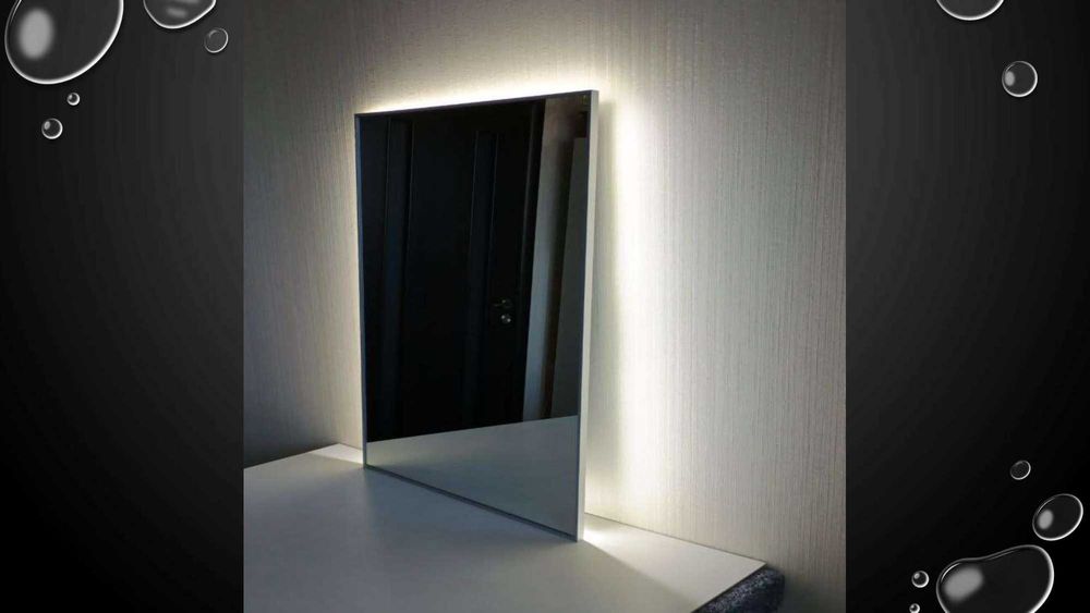 Дзеркало з LED підсвіткою в ванну кімнату Зеркало с подсветкой в рамке