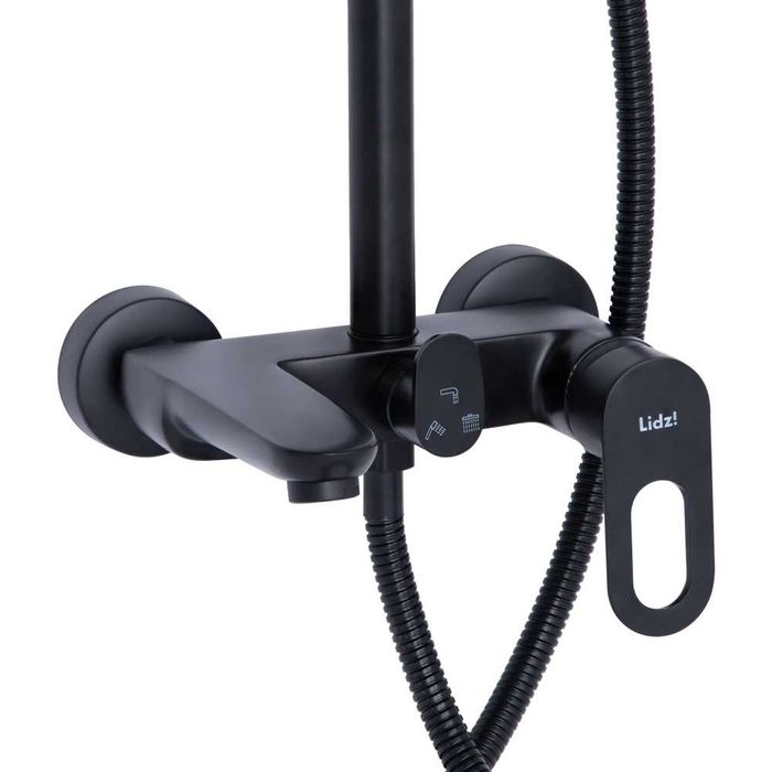 Душова система універсальна Latwa 1030, Black (k35) (УЦІНКА)