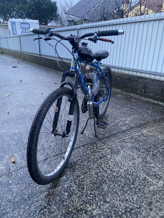 Bicicleta Motorizada 80cc – Motor Novo – Venda Urgente