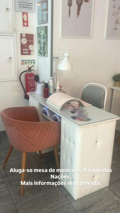 Aluguer de espaço manicure