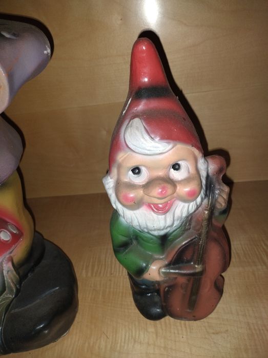 Krasnal z harmonią 70cm.