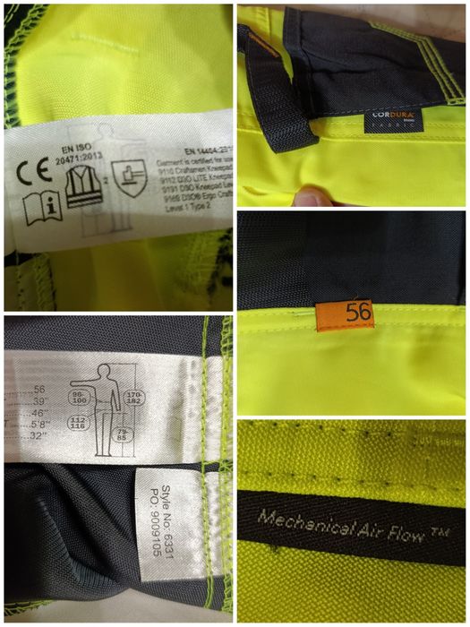 Оригинальные Светоотражающие рабочие брюки Snickers 6331 р.56
Модель: