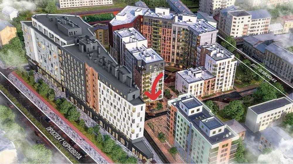 Оренда фасадного приміщення вул. Чорновола (Лемківська), ЖК «Milltown»