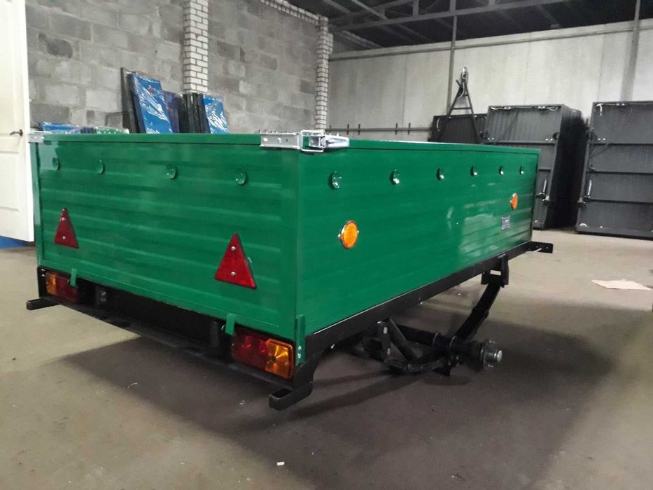 Новий автомобільний прицеп Бізон 1.8*1.3*0.35. Доставка, документи