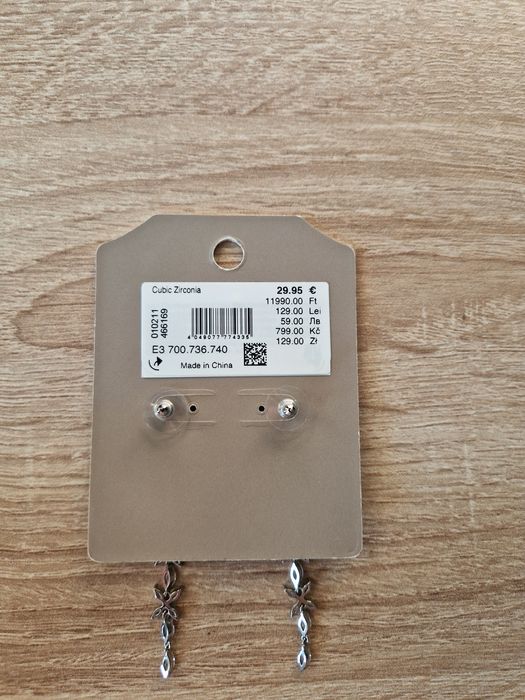 Nowe srebrne kolczyki Bijou Brigitte