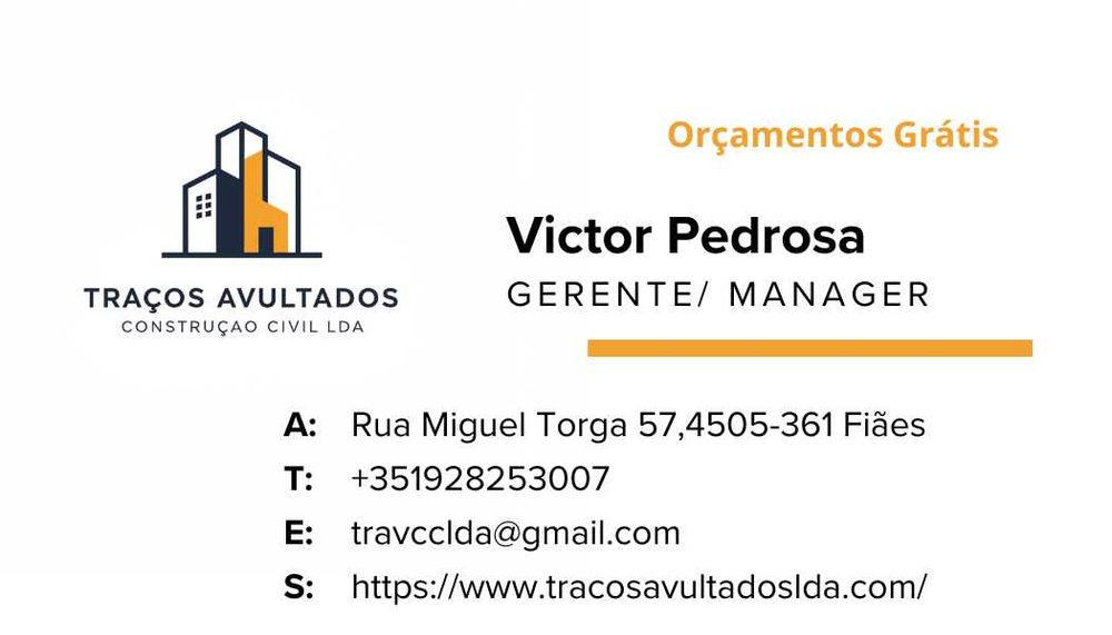Construimos e Renovamos a sua Casa ou a sua Empresa
