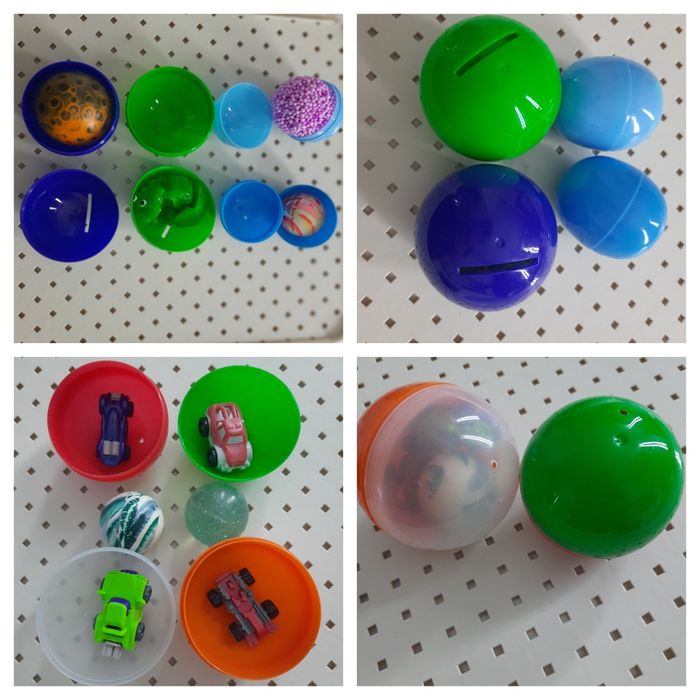 Мячики с игрушками сюрпризами