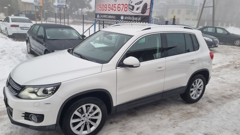VW Tiguan 4motion 4X4 2013 Ledy AUTOMAT B.PERŁA Mega z DE Bezwypadkowy