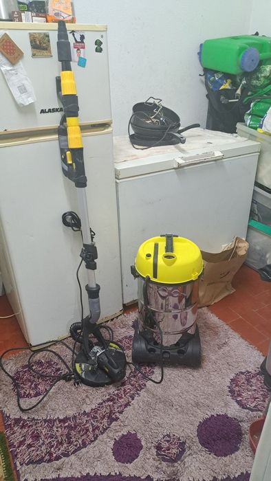 Aspirador e lixadora profissional para lixar paredes e tetos (s/lixas)